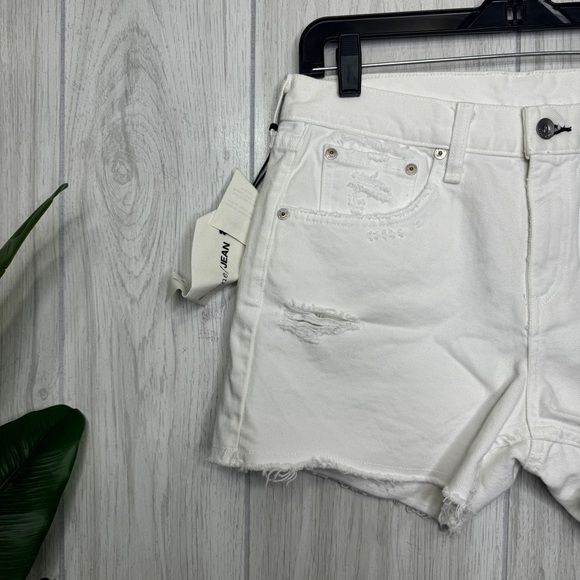 NWT Rag & Bone Boy Shorts White Martini size 26 NEW *FLAWED* - Picture 4 of 14